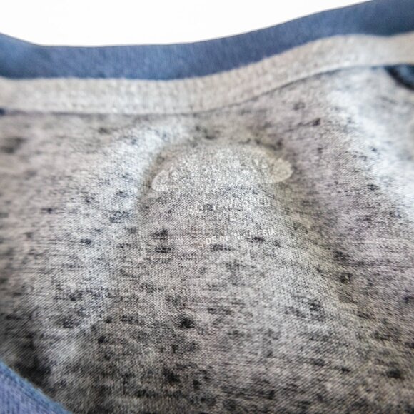 Old Navy Soft Washed Liberty U.S.A. Gray and Blue T-Shirt 3/4 Length Sleeves - Picture 4 of 9